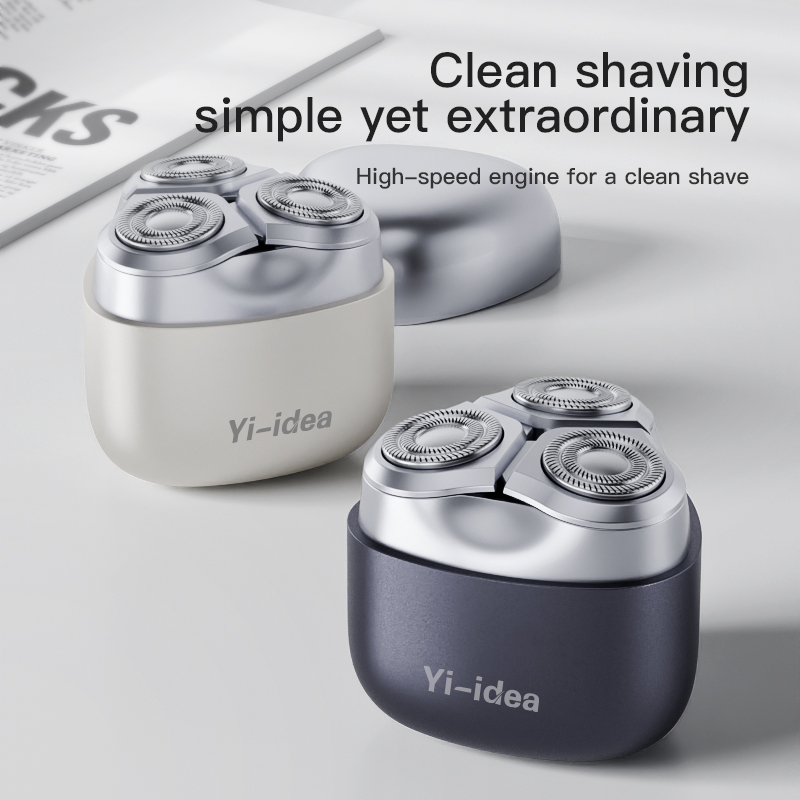 Yi-idea Portable Three-Blade Electric Shaver Z2 / အိတ်ဆောင် လျှပ်စစ်မုတ်ဆိတ်ရိတ်စက် Z2